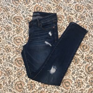 Old navy rock star distressed jeans